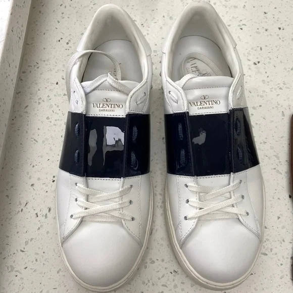 スニーカー VALENTINO GARAVANI   Sneakers Men Leather White/Black VALENTINO GARAVANI Valentino Garavani Leather Sneakers for